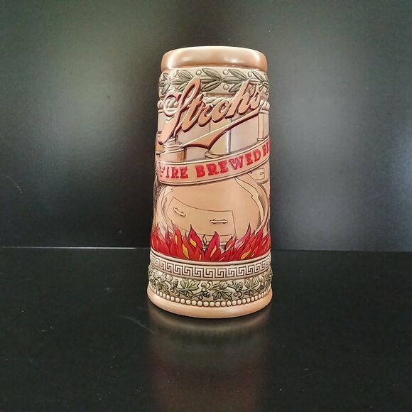 Stroh's Fire Brewed Beer Heritage Series 7 Beer Mug Ceramic Collectable 24 Ounce - Picture 4 of 6